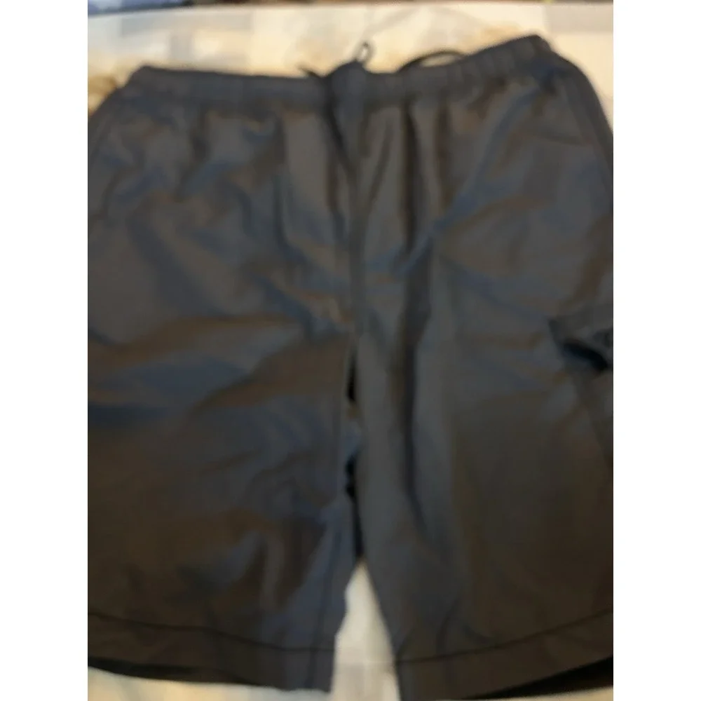Caribbean Swimwear‎ Men's Swim Trunks Size L Black Mesh Lined
